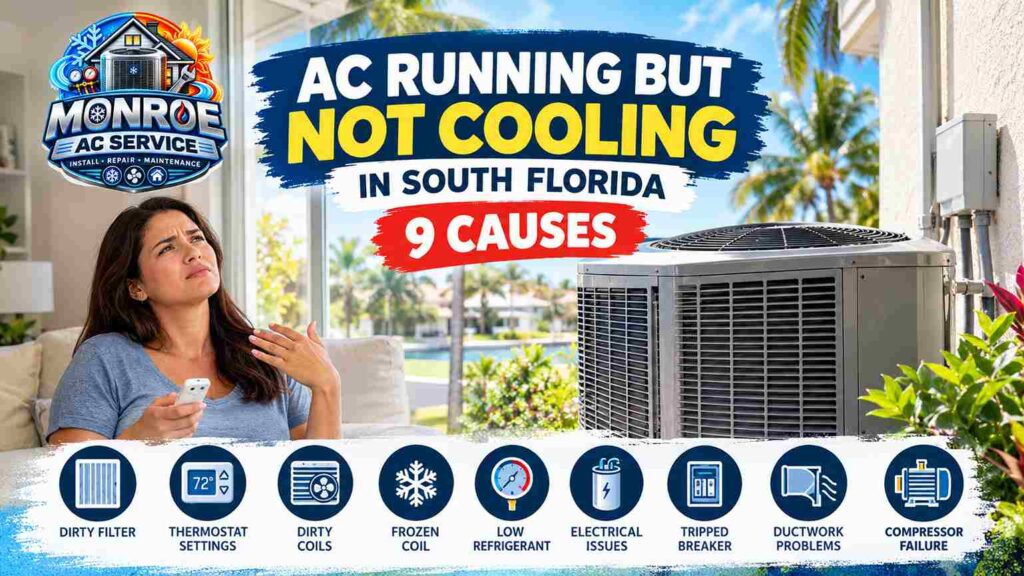 AC running but not cooling